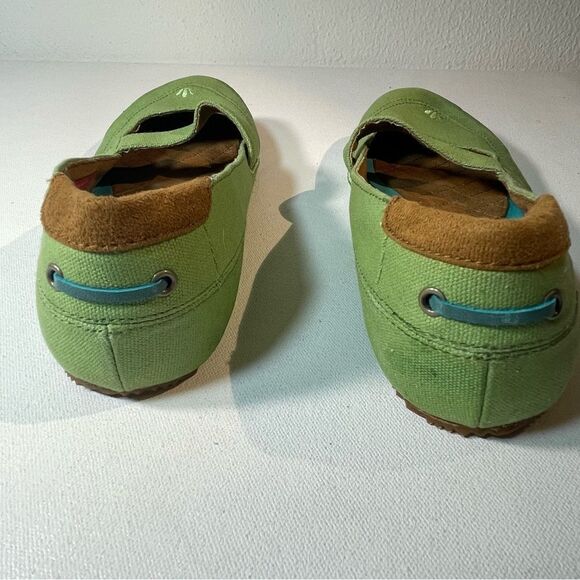 MOZO Fab Flat Canvas leaf green Mary Jane’s size 7 - Picture 9 of 9